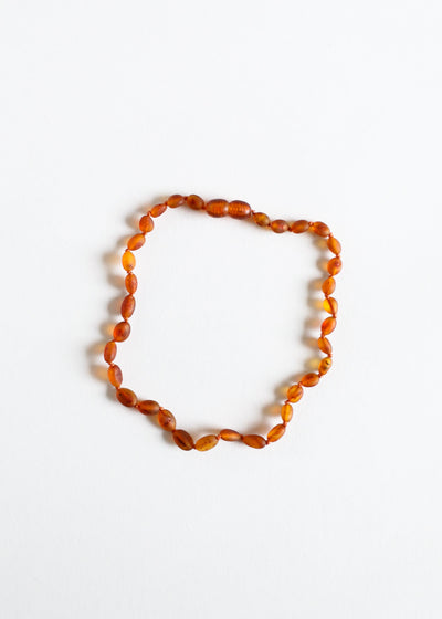 Raw Cognac Baltic Amber || Classic || Necklace - Korvel