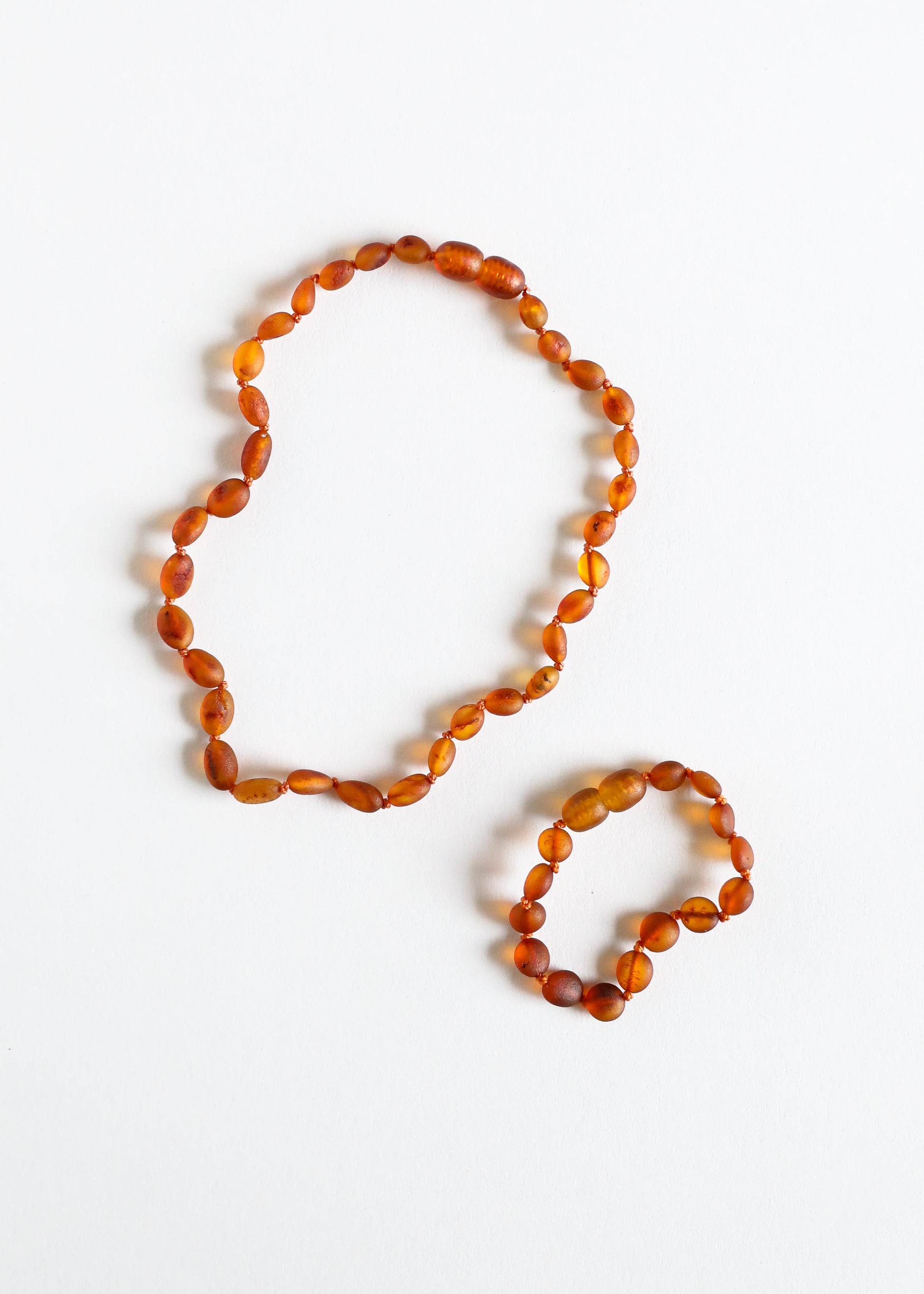 Raw Cognac Baltic Amber || Classic || Necklace - Korvel