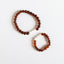 Raw Cognac Baltic Amber & Moonstone Bracelet Set