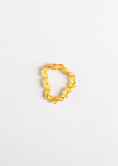 Raw Honey Baltic Amber Classic Anklet or Bracelet