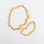Collier en Ambre Baltique Brut Miel Classique