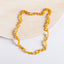 Collier en Ambre Baltique Brut Miel Classique