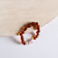 Polished Cognac Baltic Amber & Rose Quartz Bracelet/Anklet