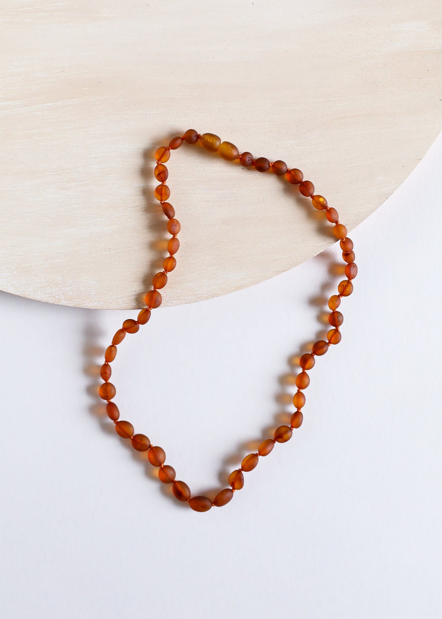 Raw Cognac Baltic Amber || Classic || Necklace - Korvel