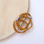 Cypress Wood & 14K Gold Filled Beaded Bracelet
