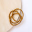 Pulsera Dainty de Jaspe Mookaite Dorado y Perlas de Oro de 14K