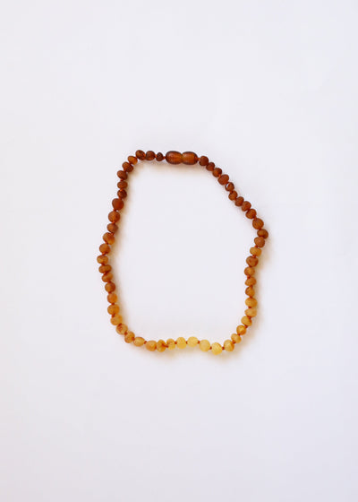 Raw Baltic Amber + Sunflower || Necklace || - Korvel