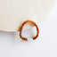 Raw Cognac Baltic Amber and Pearl Bracelet