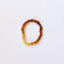 Bracelet adulte en ambre baltique brut et tournesol