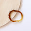 Bracelet adulte en ambre baltique brut et tournesol