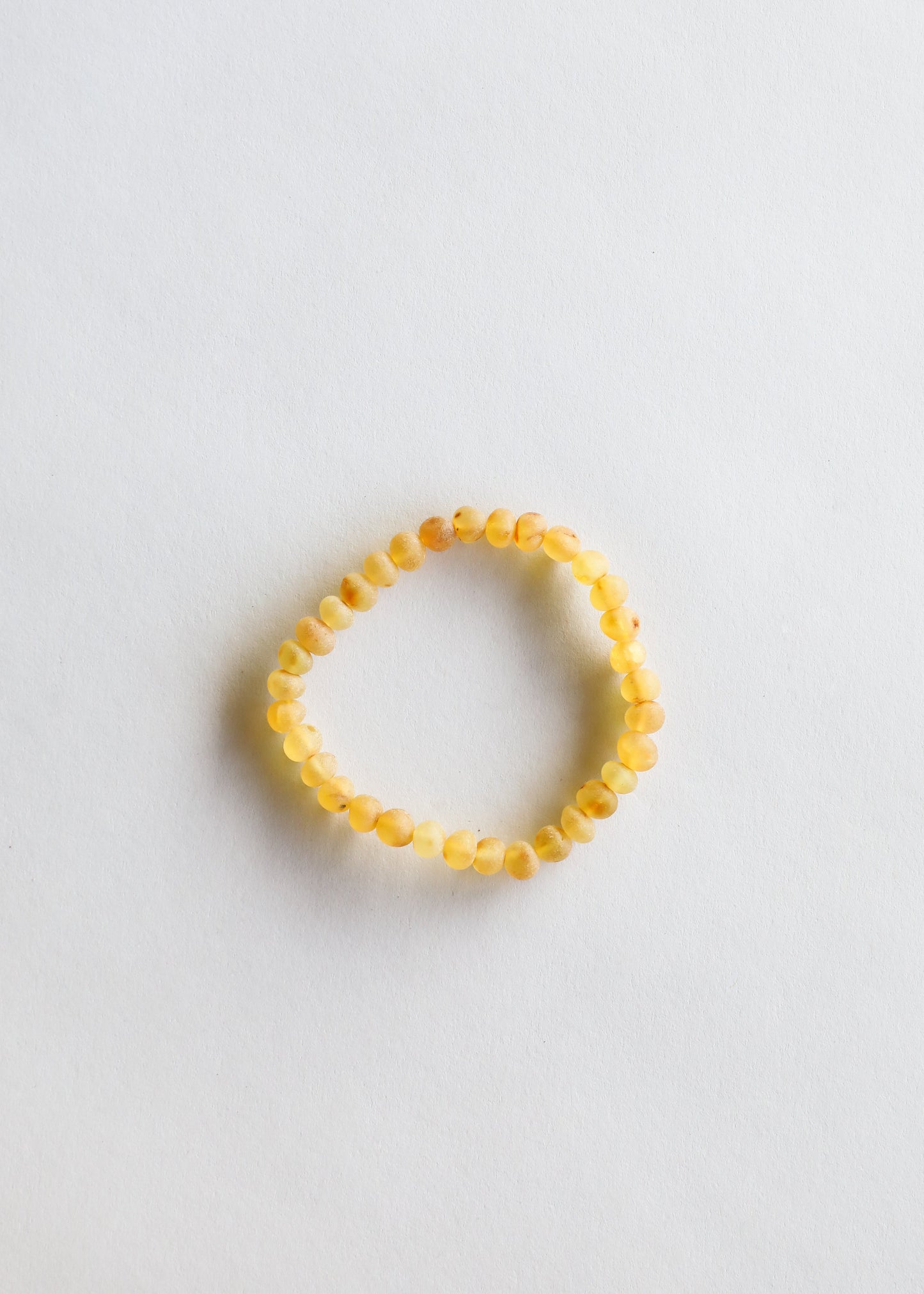 Pulsera de Ámbar Báltico Crudo de Miel para Adultos