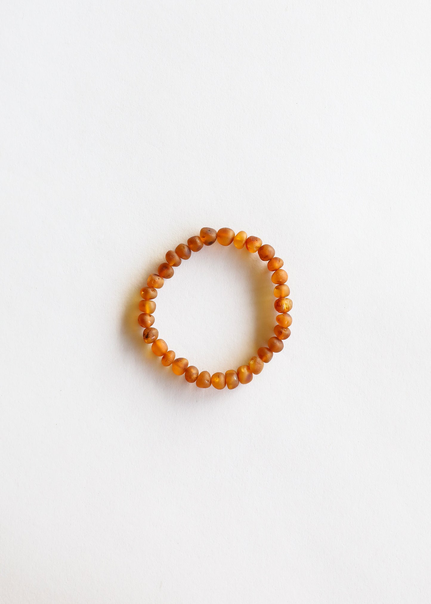 Raw Cognac Baltic Amber || Adult Bracelet - Korvel