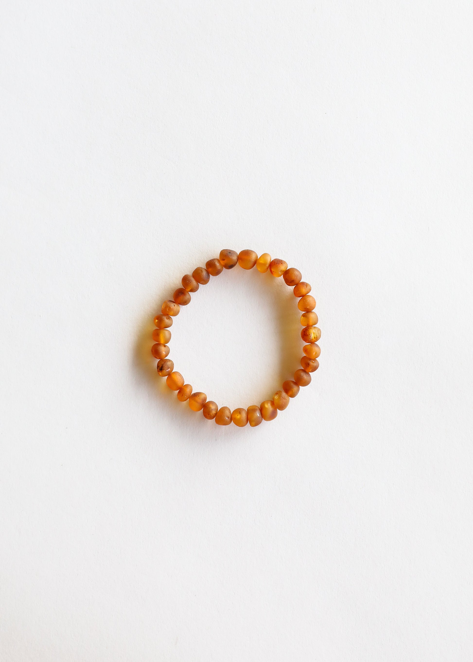 Raw Cognac Baltic Amber || Adult Bracelet - Korvel