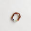 Conjunto de Pulseras de Ámbar Báltico Cognac Crudo y Cristales de Chakra
