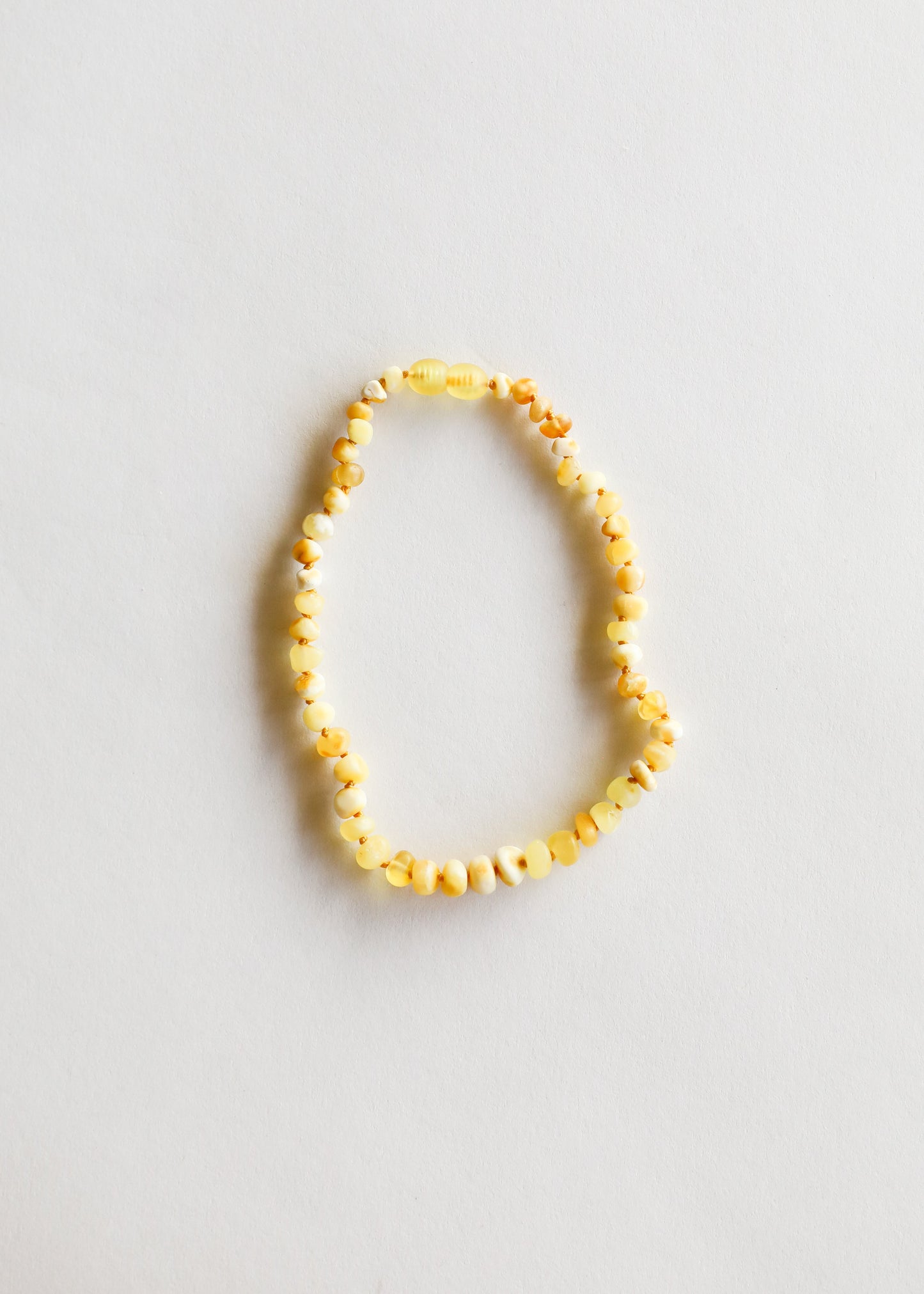 Collar de Ámbar Báltico Crudo Butterscotch