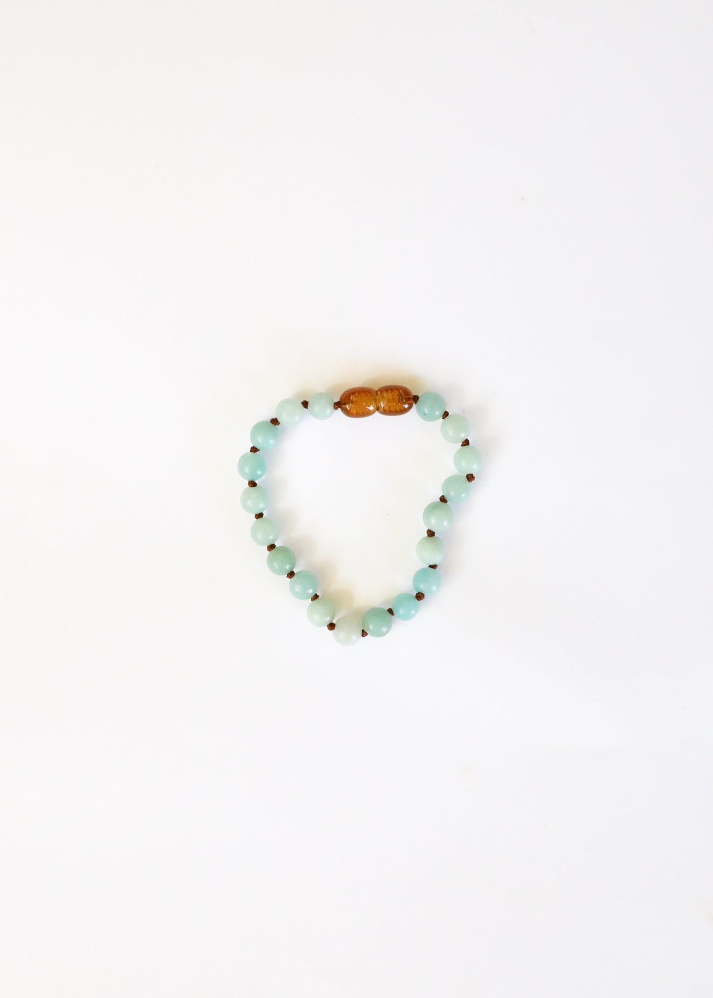 Bracelet ou chevillère en amazonite pure