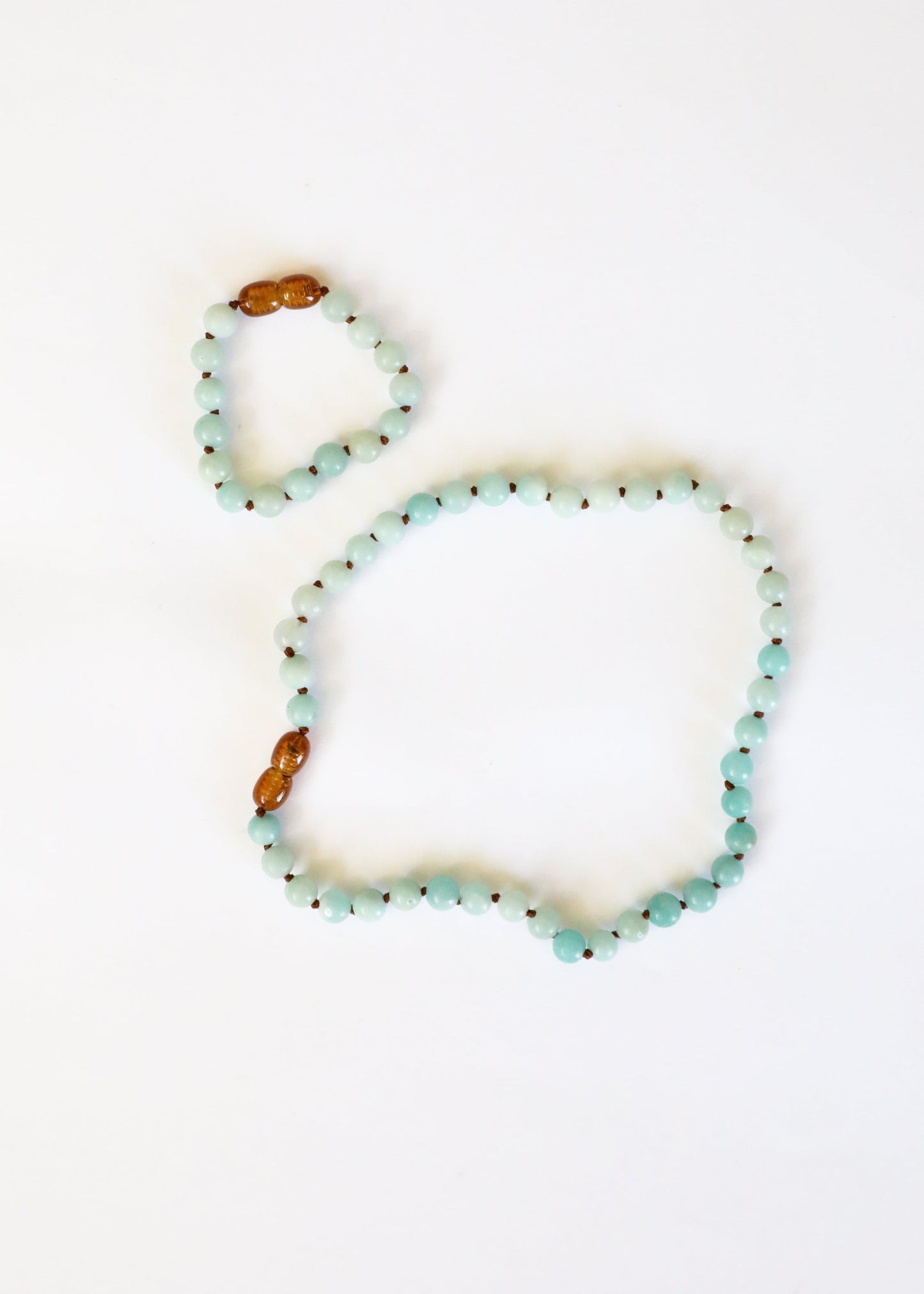 Bracelet ou chevillère en amazonite pure