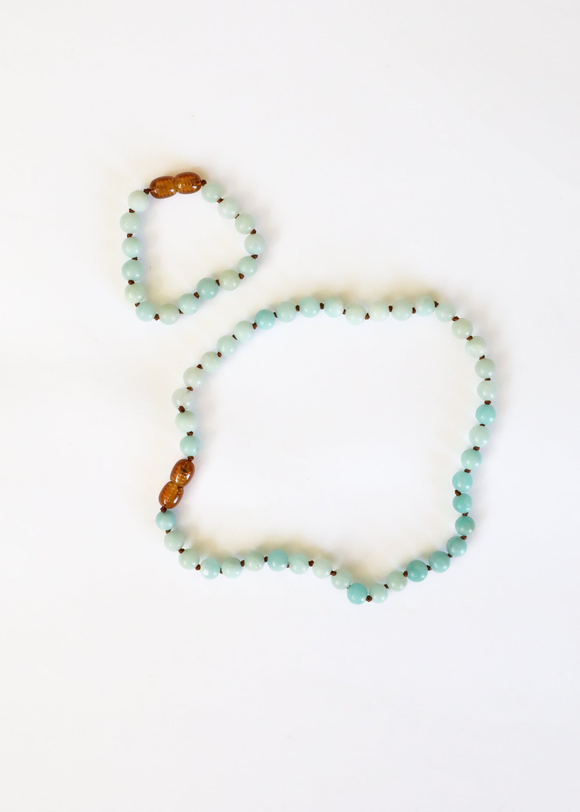 Pure Gemstone + Amazonite || Necklace - Korvel