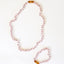 Pure Gemstone Natural Rose Quartz Beaded Necklace