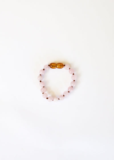 Pure Gemstone + Rose Quartz || Anklet or Bracelet - Korvel