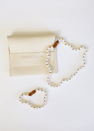 Pure Gemstone + Pearl || Anklet or Bracelet - Korvel