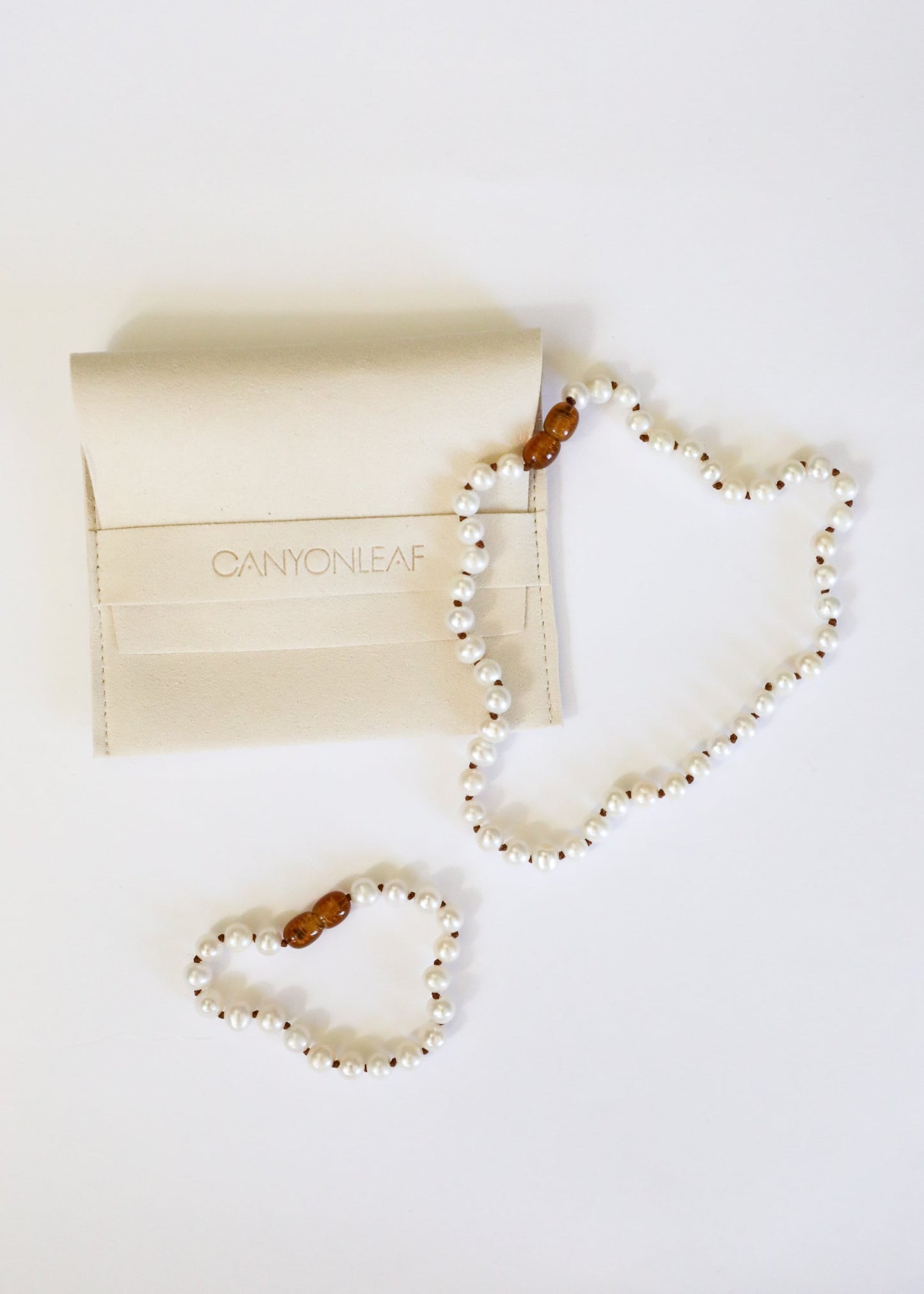 Pure Gemstone & Pearl Necklace and Bracelet Gift Set
