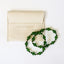 Green Jade & 14k Gold Filled Stretch Bracelet