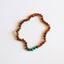 Raw Cognac Baltic Amber and Malachite Necklace Set
