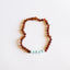 Raw Cognac Baltic Amber & Amazonite Necklace Set