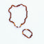 Raw Cognac Baltic Amber & Mookaite Jasper Necklace