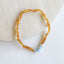 Raw Honey Baltic Amber + Aquamarine || Necklace - Korvel