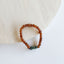 Pulsera de Ámbar Báltico Cognac Crudo y Jaspe Turquesa