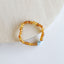 Raw Honey Baltic Amber + Aquamarine || Adult Bracelet - Korvel