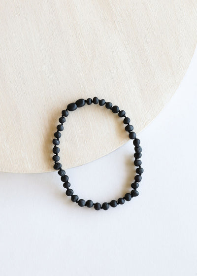Raw Black Baltic Amber || Necklace - Korvel