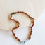 Raw Cognac Baltic Amber & Aquamarine Necklace Set