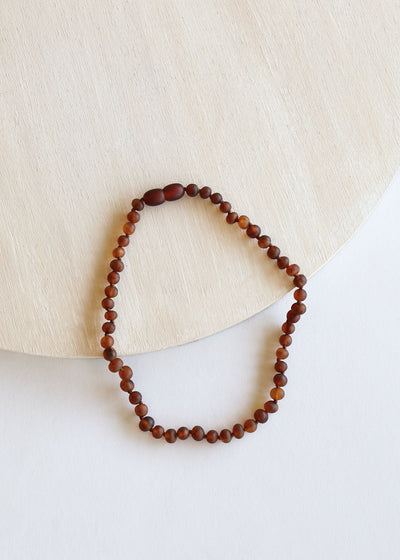 Raw Cognac Baltic Amber || Necklace - Korvel