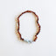 Raw Cognac Baltic Amber + Aquamarine || Necklace - Korvel