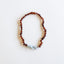 Raw Cognac Baltic Amber & Aquamarine Necklace Set