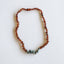 Raw Cognac Baltic Amber + Raw Turquoise Jasper || Necklace - Korvel