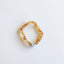 Raw Honey Baltic Amber + Aquamarine || Adult Bracelet - Korvel