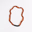 Collar de Ámbar Báltico Cognac Crudo y Shungita