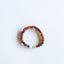 Conjunto de Pulseras de Ámbar Báltico Cognac Crudo y Cristales de Chakra