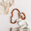 Conjunto de Joyería para Niños de Ámbar Báltico Cognac Crudo y Cuarzo Rosa