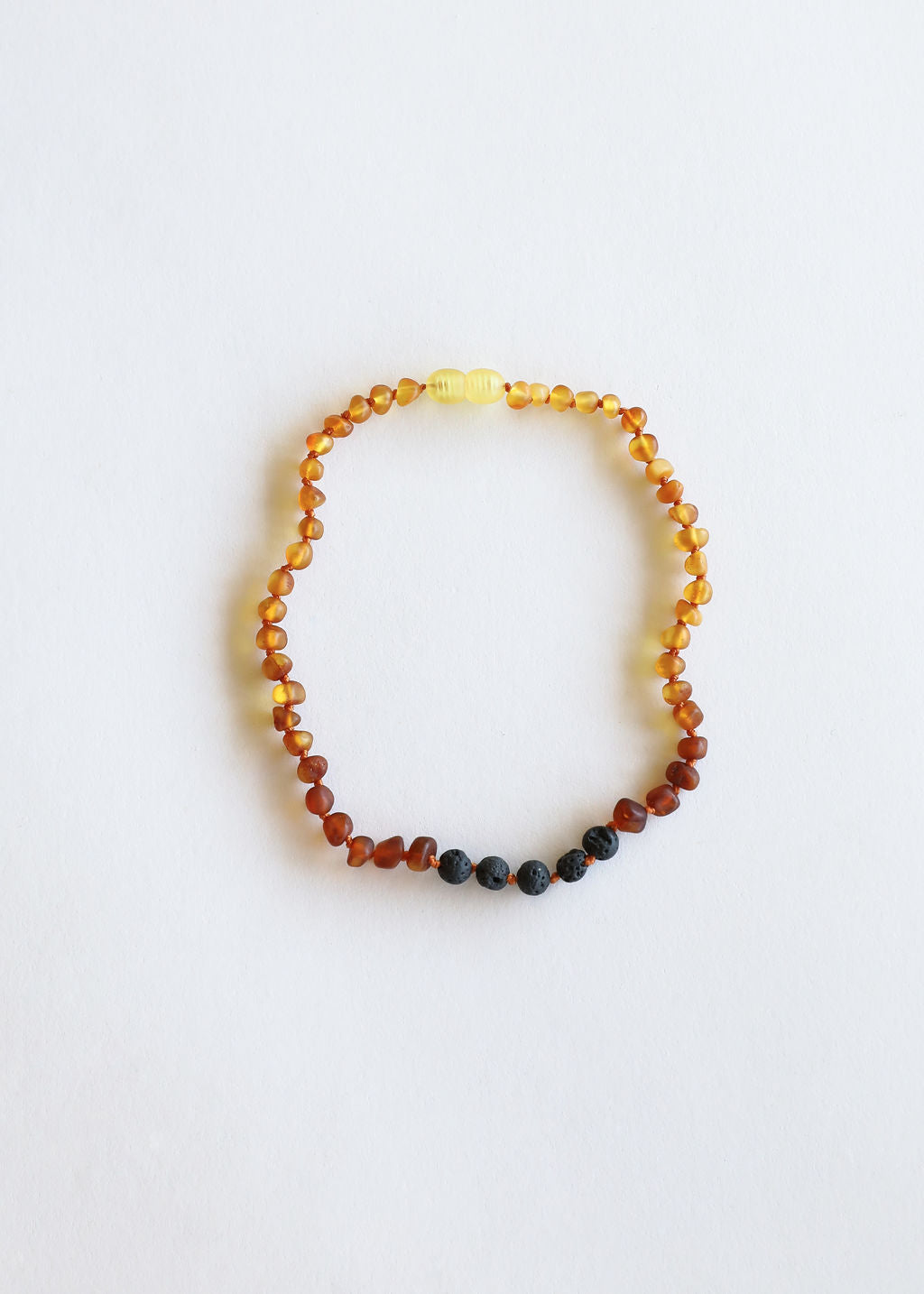 Raw Ombre Baltic Amber + Lava || Necklace - Korvel