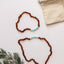 Raw Cognac Baltic Amber & Amazonite Necklace Set