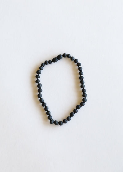 Raw Black Baltic Amber || Necklace - Korvel