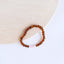 Bracelet en Ambre Cognac Brut de la Mer Baltique et Quartz Rose