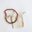 Collier en Ambre Baltique Cognac Brut et Lapis