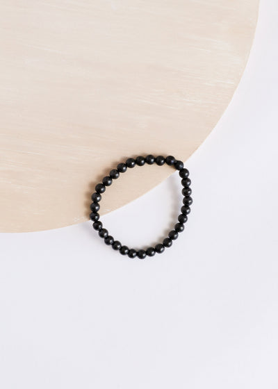 Natural Shungite Adult Stretch Bracelet