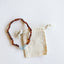Raw Cognac Baltic Amber + Aquamarine || Necklace - Korvel